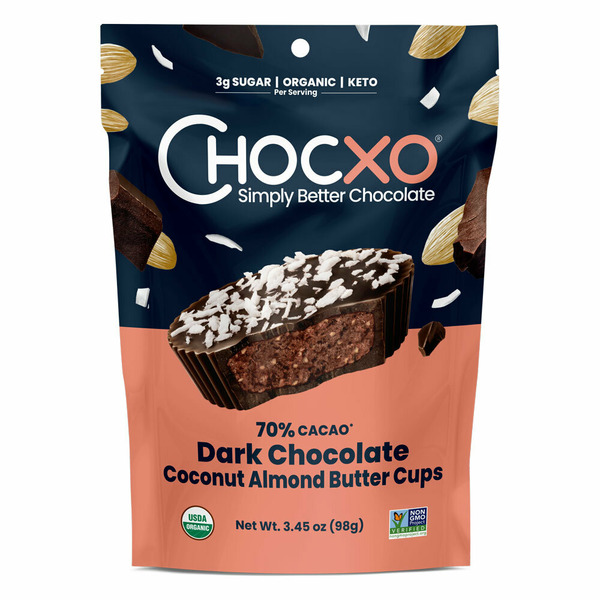 ChocXO Organic, Coconut Almond Butter Cups Same-Day Delivery
