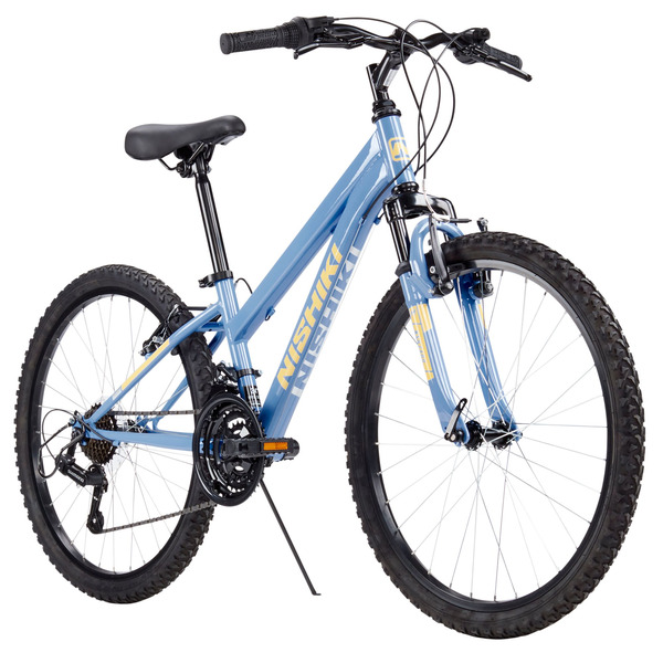 Nishiki Girls' Pueblo Mountain Bike, 24 Inch - Blue/Yellow