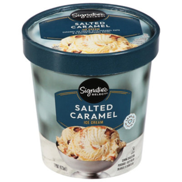 Signature SELECT Salted Caramel Ice Cream