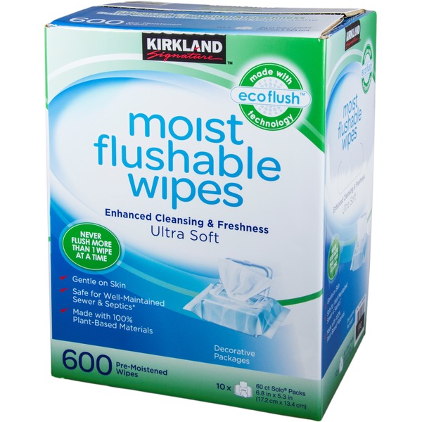 kirkland flushable wipes safe for baby