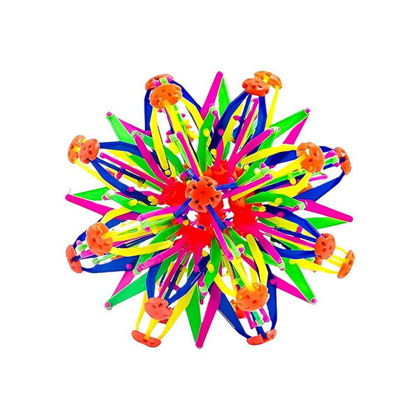 Retractable Rounded Ball Toy Multicolored Expandable Ball Toy Same-Day Delivery | Dollar Tree