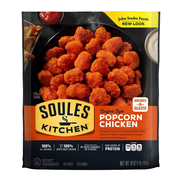 Soules Kitchen Breaded & Glazed Buffalo Style Popcorn Chicken