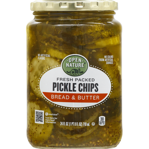 Open Nature Pickle Chips, Bread & Butter