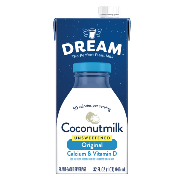 Dream Vegan Ricemilk Unsweetened Original with Calcium & Vitamin D