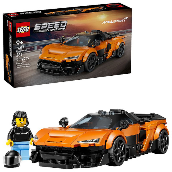 LEGO Speed Champions McLaren W1 Race Car 287-Piece Building Set