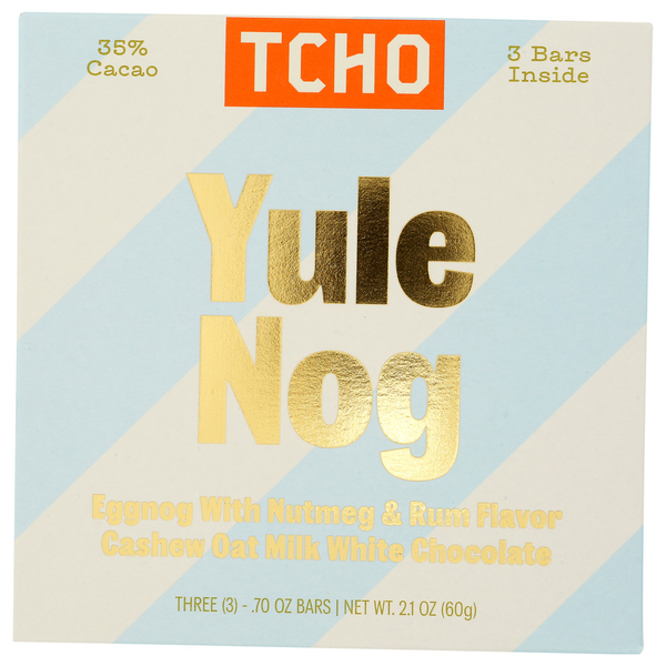 TCHO Eggnog With Nutmeg & Rum Flavor Cashew Oat Milk White