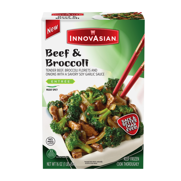 InnovAsian Beef & Broccoli, Frozen Multi-Serve Entrée Same-Day