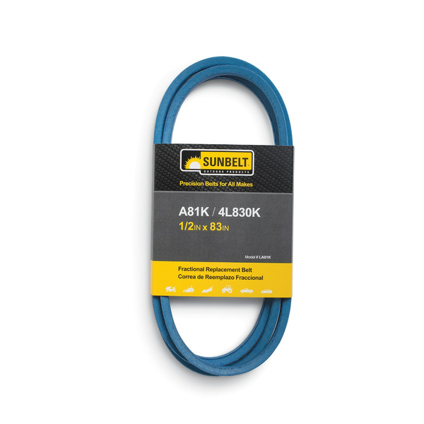 Sunbelt 1/2-in x 83-in Deck/Drive Belt, for Multiple Replaces OEM Part Number A81K, 4L830K