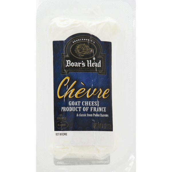 Boar's Head Cheese, Goat, Chevre (4 oz) Instacart