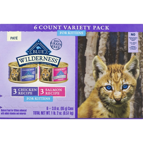 Blue Wilderness Food for Kittens Pate Variety Pack (3 oz) from Petco