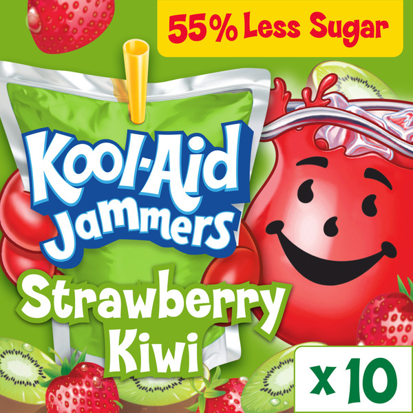 Kool-Aid Jammers Strawberry Kiwi Flavored Kids 0% Juice Drink