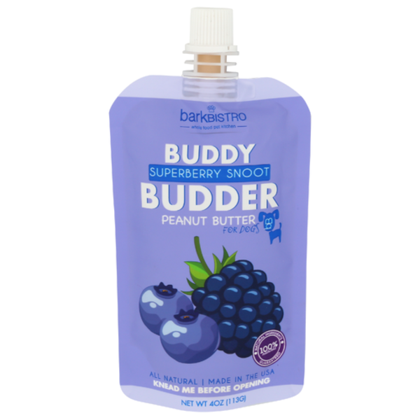 Buddy Budder By Bark Bistro Superberry Snoot Peanut Butter For Dogs