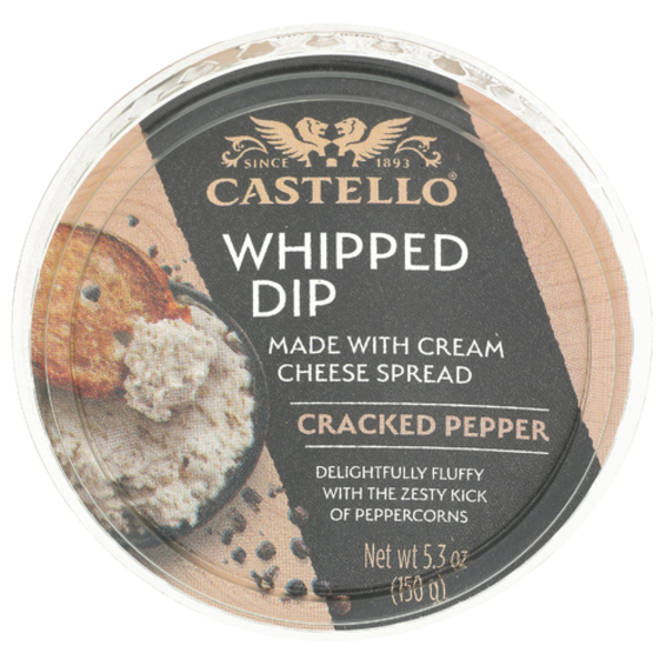Castello Cracker Pepper Whipped Dip With Cream Cheese Spread