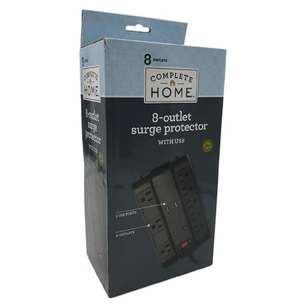 Walgreens Complete Home 8 Outlet Surge Protector SameDay Delivery
