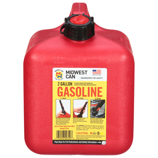 Midwest Can Gasoline Container Same-Day Delivery or Pickup | Harps