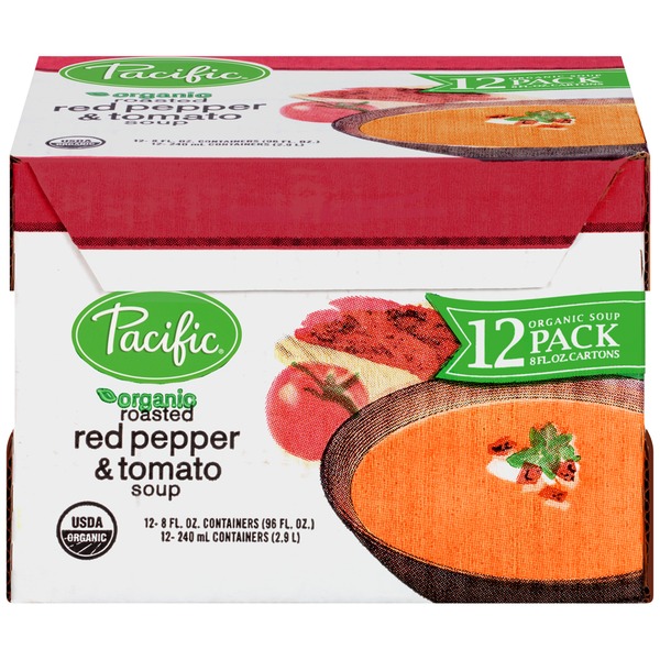 Pacific Organic Roasted Red Pepper & Tomato Soup (8 fl oz) Instacart
