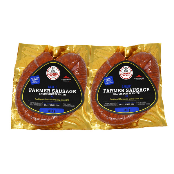 Drake Meats Garlic Farmer Sausage