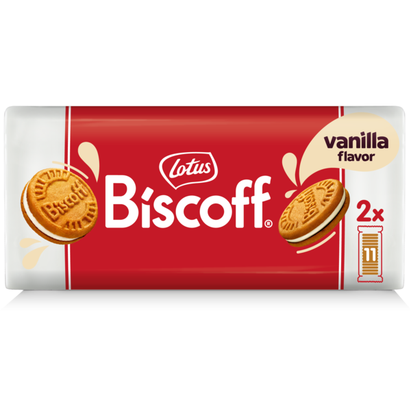 Biscoff Sandwich Cookies, Vanilla Cream Family Pack
