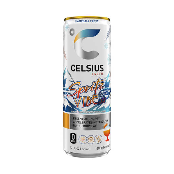 does celsius have l carnitine Sparkling Spritz Vibe, Functional Energy Drink 12 Fl Oz Single Can, 12 fl oz this drink can help increase metabolism by up to 12% and burn calories for hours Celsius Sparkling Spritz Vibe, Functional