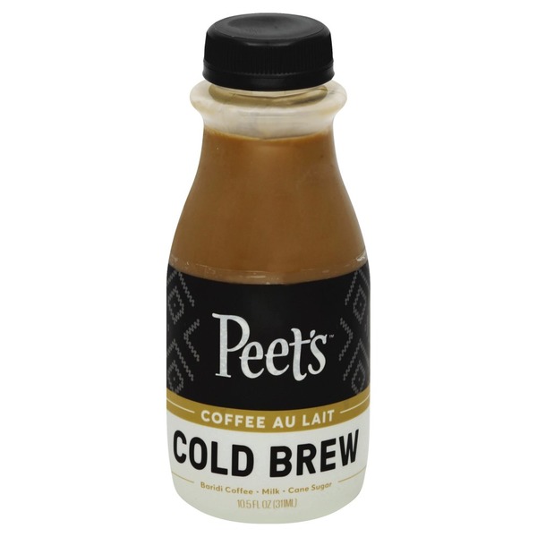 Peet's Coffee Au Lait Cold Brew Coffee (10.5 fl oz) Instacart