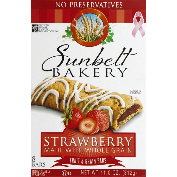 Sunbelt Bakery Strawberry Fruit & Grain Bars (8 ct) Instacart