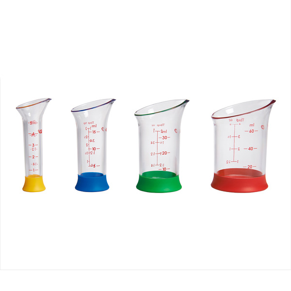 OXO Beakers Set, Measuring, Mini, 4 Piece