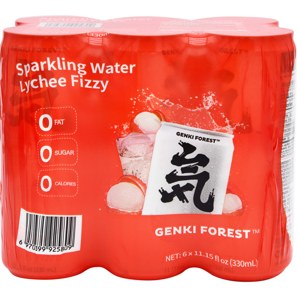 Chi Forest Sparkling Water, Lychee Fizzy