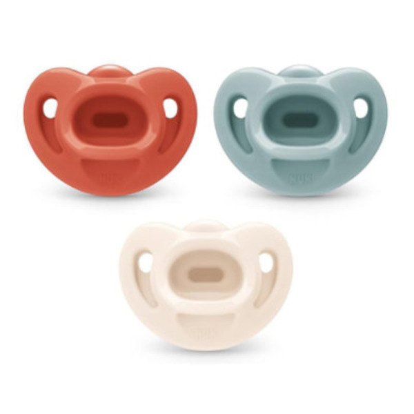 NUK Pacifier, Silicone, 0-6 Month