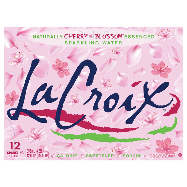 La Croix Cherry Blossom Sparkling Flavored Water Same-Day Delivery