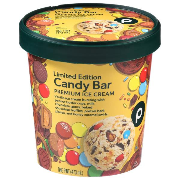 Publix Publix Candy Bar Premium Ice Cream — product image