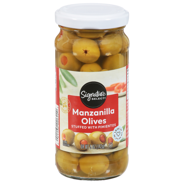 Signature SELECT Olives, Manzanilla, Stuffed with Pimiento