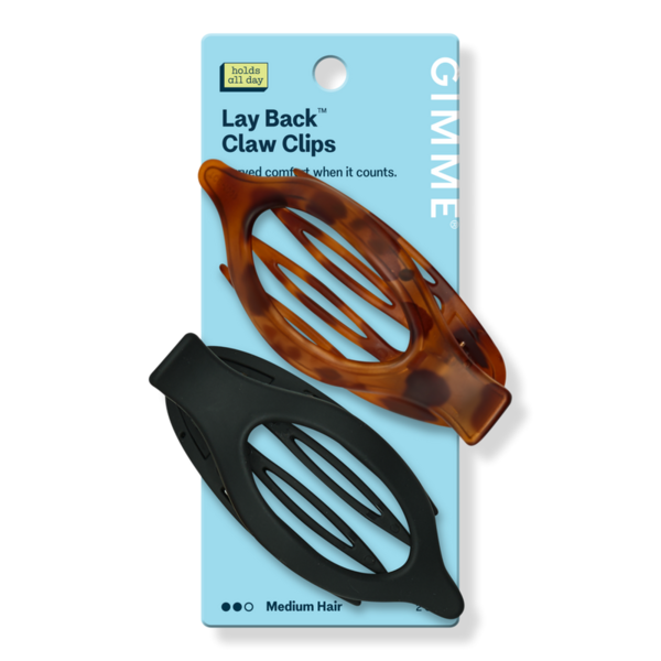GIMME beauty Medium Hair Oval Lay Flat Claw Clip