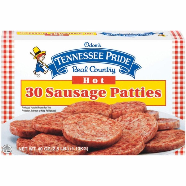 Odom's Tennessee Pride Hot Sausage Patties (40 oz) from Mariano's
