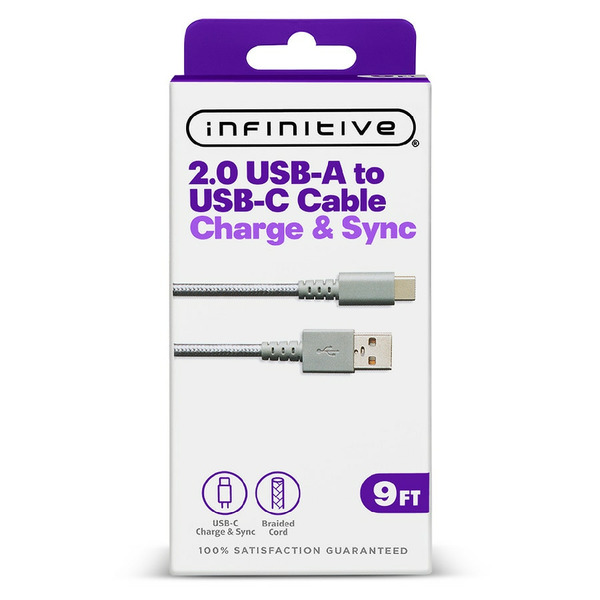 Walgreens Infinitive USB A to C Braided Cable SameDay Delivery Instacart