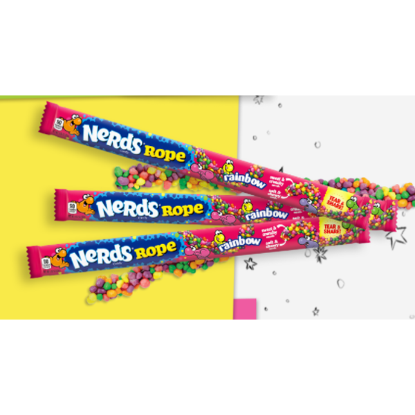 Nerds Rope, Rainbow - 0.92 oz, 24 Ct