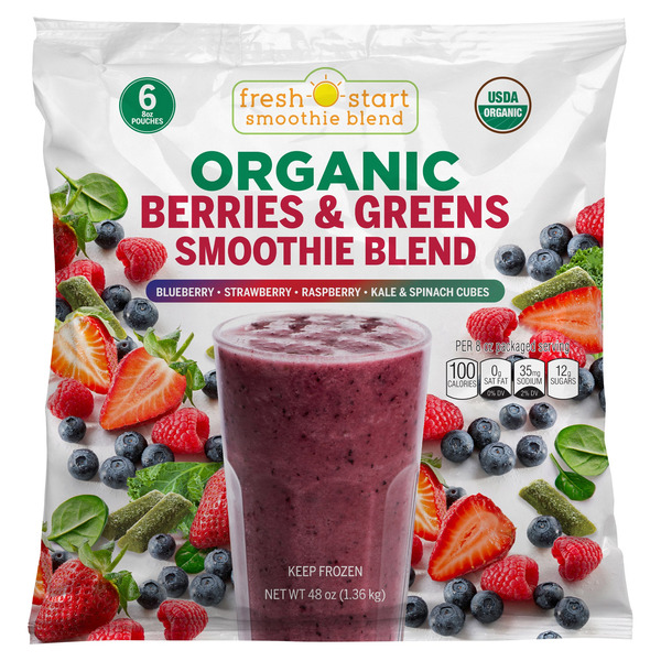 Rader Farms Fresh Start Organic Smoothie Blend, 8 oz, 6-count