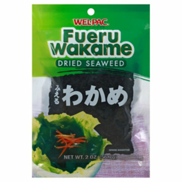 Wel-Pac Seaweed, Fueru Wakame, Dried