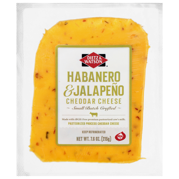 Dietz & Watson Habanero & Jalapeno Cheddar Cheese Same-Day