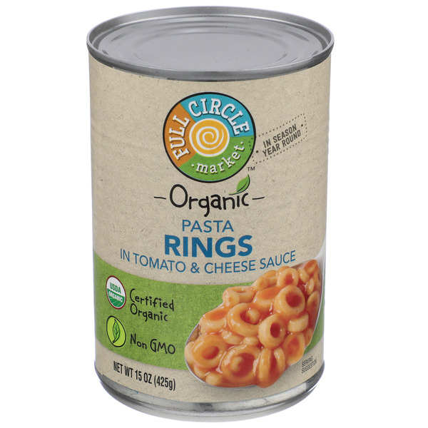 Full Circle Pasta Rings In Tomato & Cheese Sauce Same-Day Delivery or ...