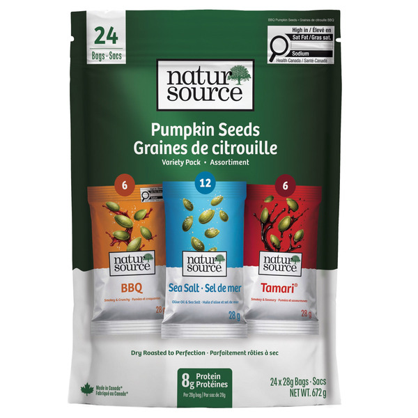 Natursource Dry Roasted Pumpkin Seeds Variety Pack
