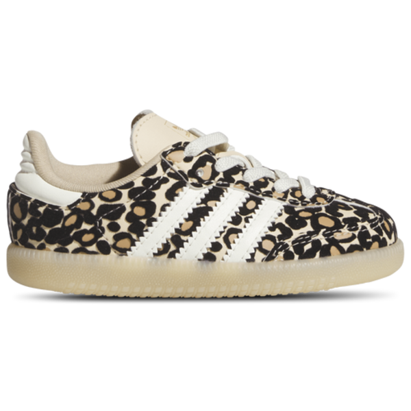 adidas Toddler Samba OG Shoes, Size 7.0K, Medium/B Width - Sand Strata/Ivory/Gum