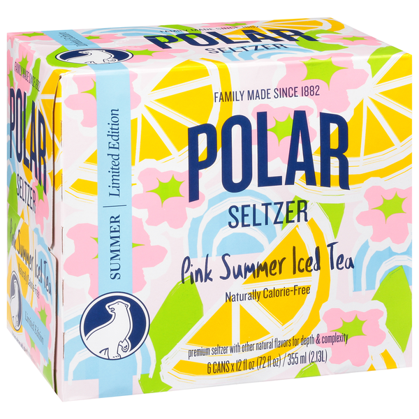 Polar Seltzer, Pink Summer Iced Tea, Summer Same-Day Delivery or