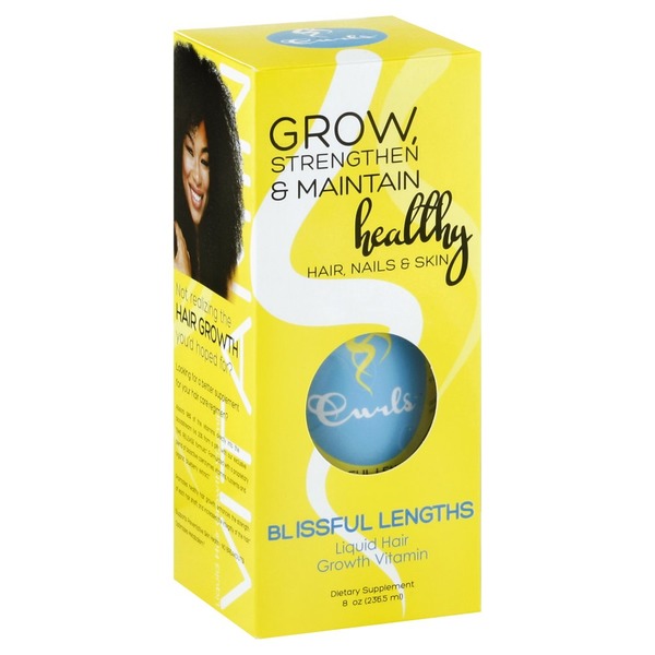 Curls Blissful Lengths Blueberry Liquid Hair Growth Vitamin Dietary