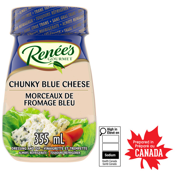 is blue cheese dressing fattening Renees Chunky Lemon juice