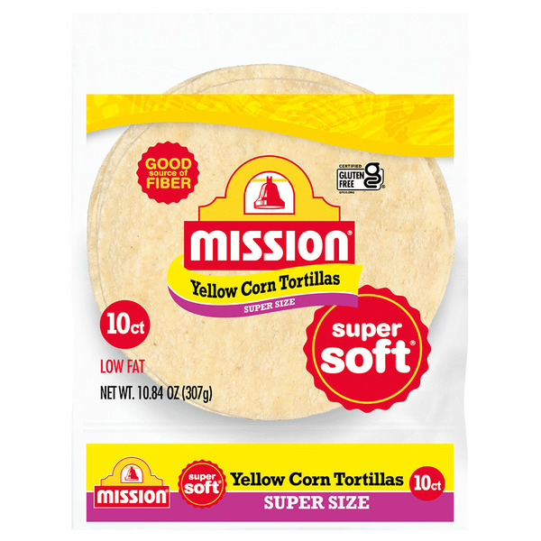 Mission Super Soft Super Size Yellow Corn Tortillas