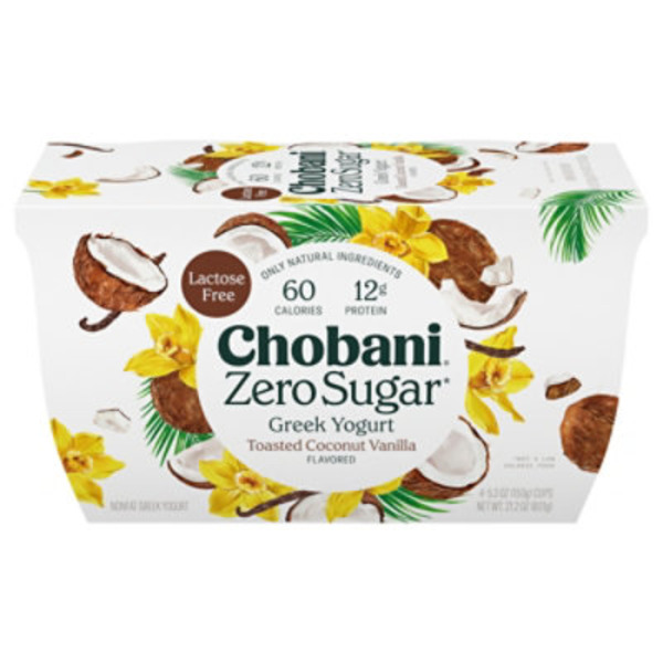 Chobani Nonfat Greek Toasted Coconut Vanilla Yogurt