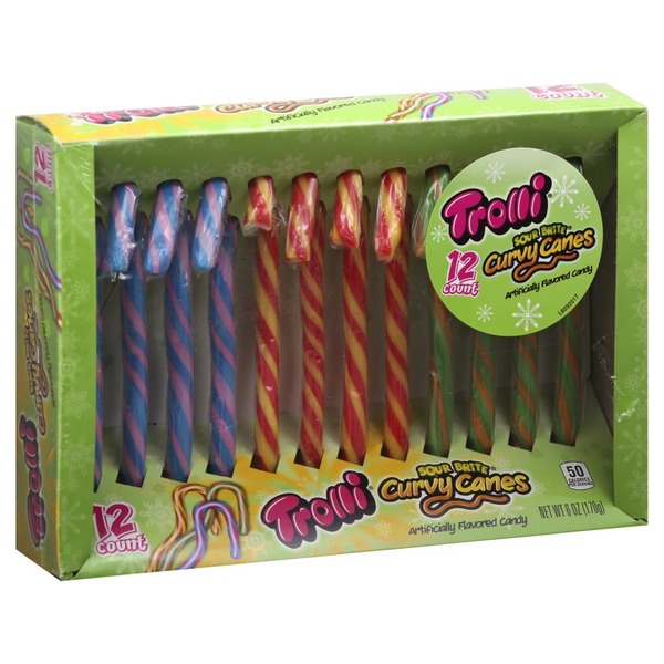 Trolli Curvy Canes, Sour Brite (12 each) from Safeway Instacart