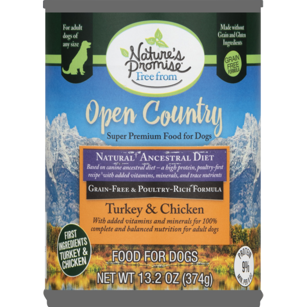 Nature's Promise Open Country Turkey & Chicken Dog Food (13.2 oz