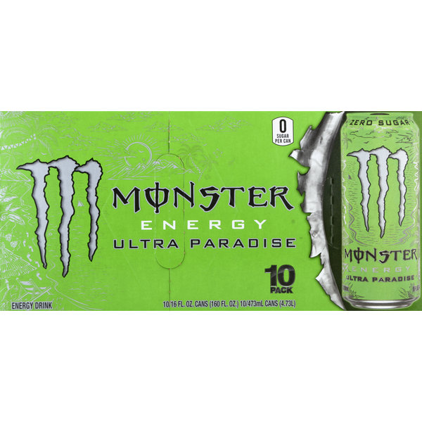 Monster Energy Drink, Ultra Paradise, 10 Pack Same-Day Delivery or