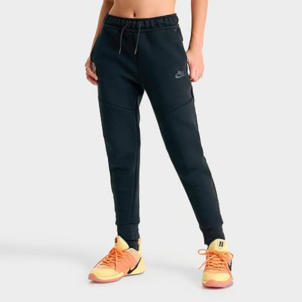 Nike Kids' Sportswear Tech Fleece Reflective Jogger Pants, XL - Black